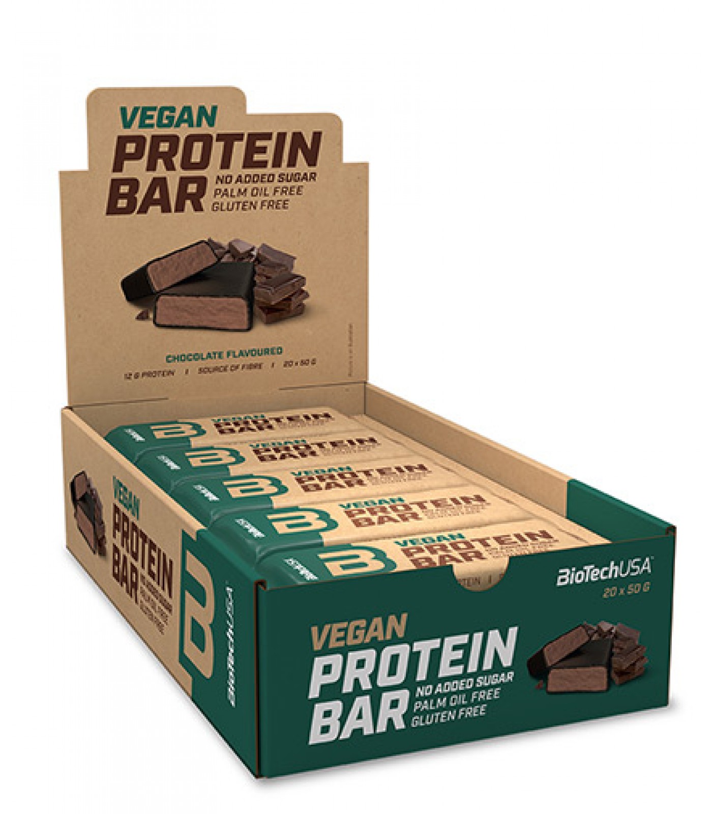 BIOTECH USA Vegan Protein Bar Box / 20 x 50 g